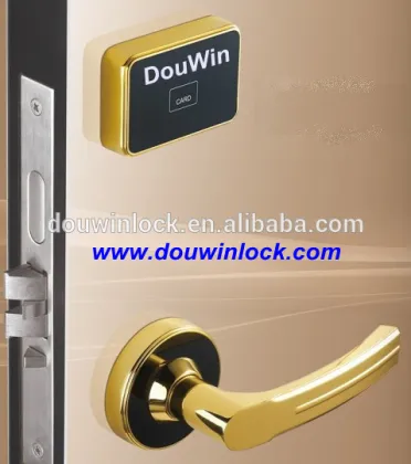 Stainless steel door lock key card hotel electronic door lock