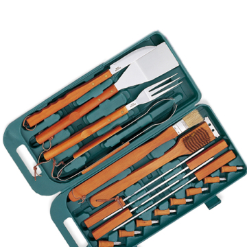 18 -stcs BBQ Tools met opslagcase