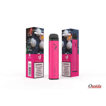 Gunnpod desechable 2000 puffs e-cigar