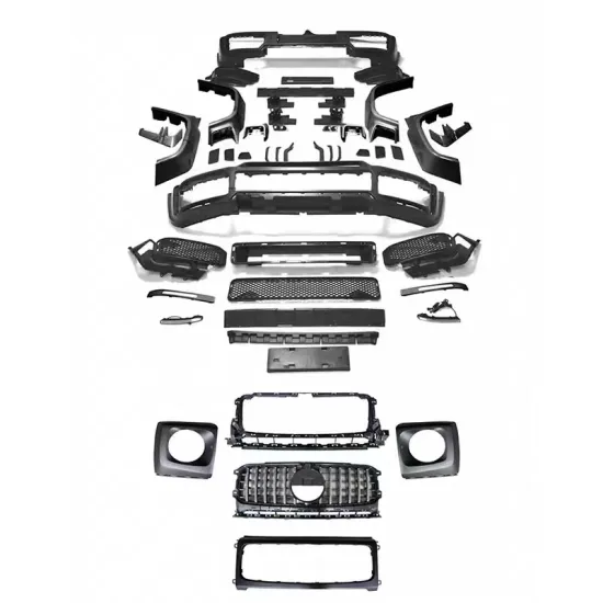 Upgraded Body Kit for W464 G-Class - Babbos Front Bumper Grille, Side Skirts, Wheel Arches, Rear Bumper