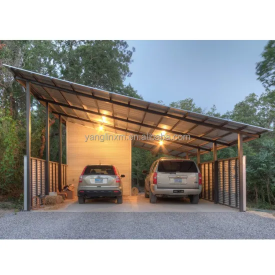 High Wind Load Customized 10KW 20KW Solar Panels Aluminum Carport