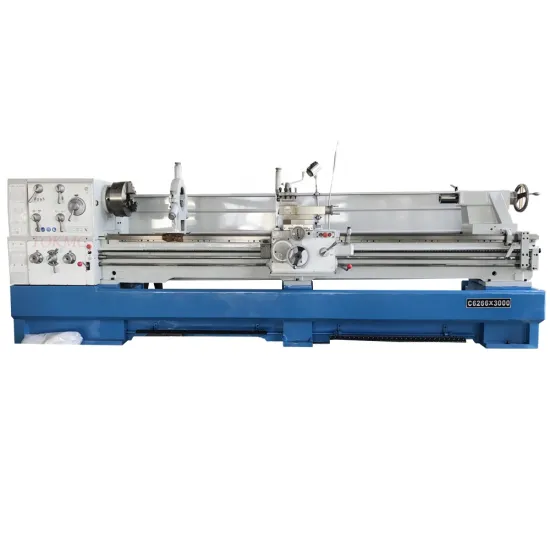 Metal Lathe Machine: C6266 Geared Head Conventional Lathe for Precision Turning Operations