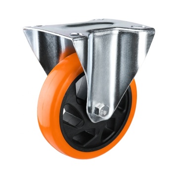 Medium Duty 4/5 Inch Orange PVC Fixed Wheel Industrial Elastic Rubber Caster: A Comprehensive Guide