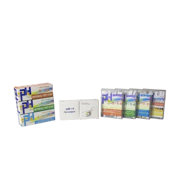 Universal water ph level acidity test strips