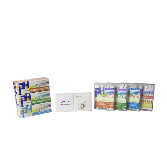 Universal water ph level acidity test strips