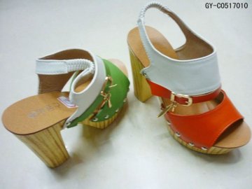 2012 girls high heel slippers
