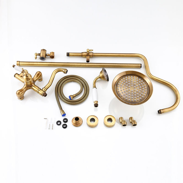 Elegant Electroplated Shower Faucet 35mm