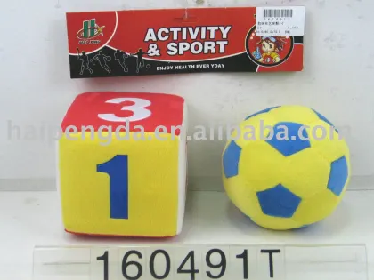 cotton fabric ball, stuffed ball, soft ball toy