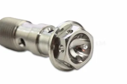 titanium alloy banjo bolt screw