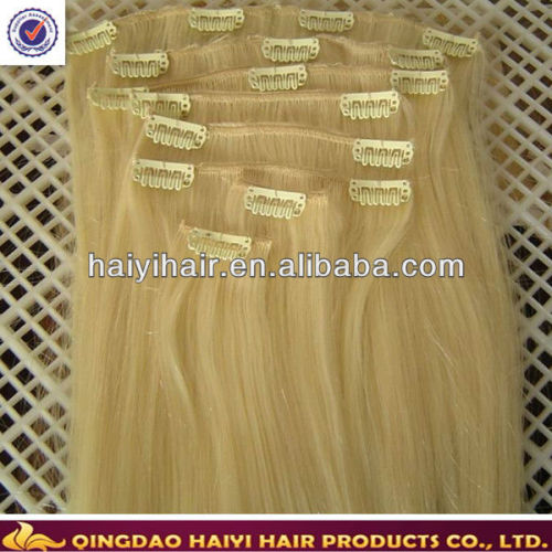 Factory Price!!!Hot Selling High Quality Cambodian Remy Human Clip In Hair Extension