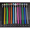 Colorful stainless steel pipe affordable Kitchen sink Faucet with rubber Pull Down Sprayer Swivel Spout