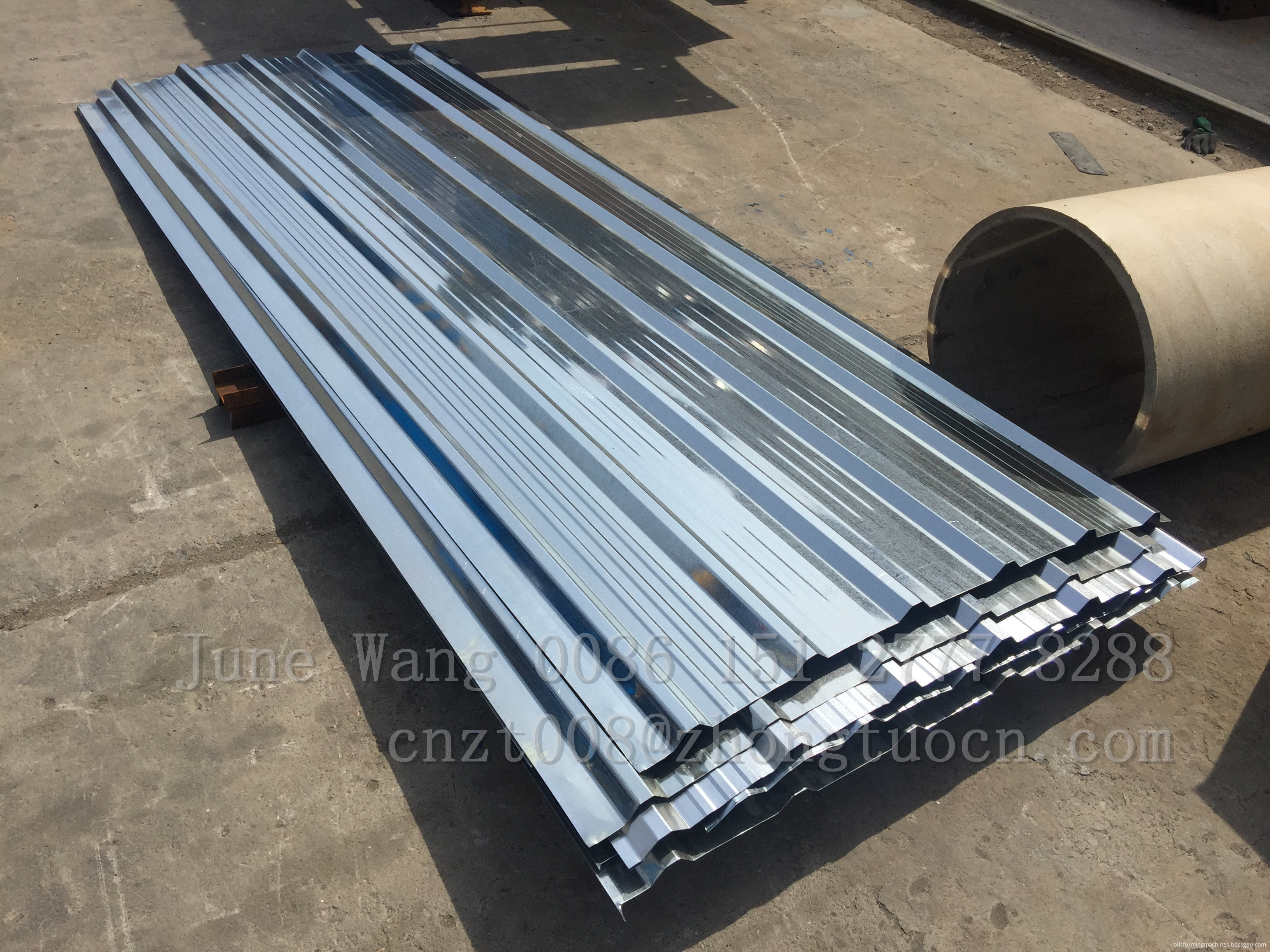 roof and wall panel machine07