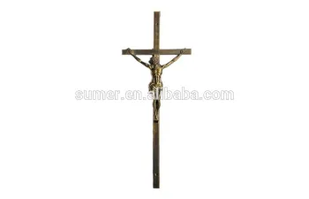 metal crucifix for coffin lid