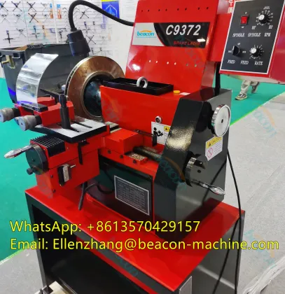 C9372 Brake Drum Disc Lathe for Automobile Brake Drum and Disc Repair and Processing