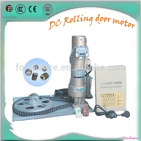 DJM300kg-1P rolling door motor for shutter doors with backup power