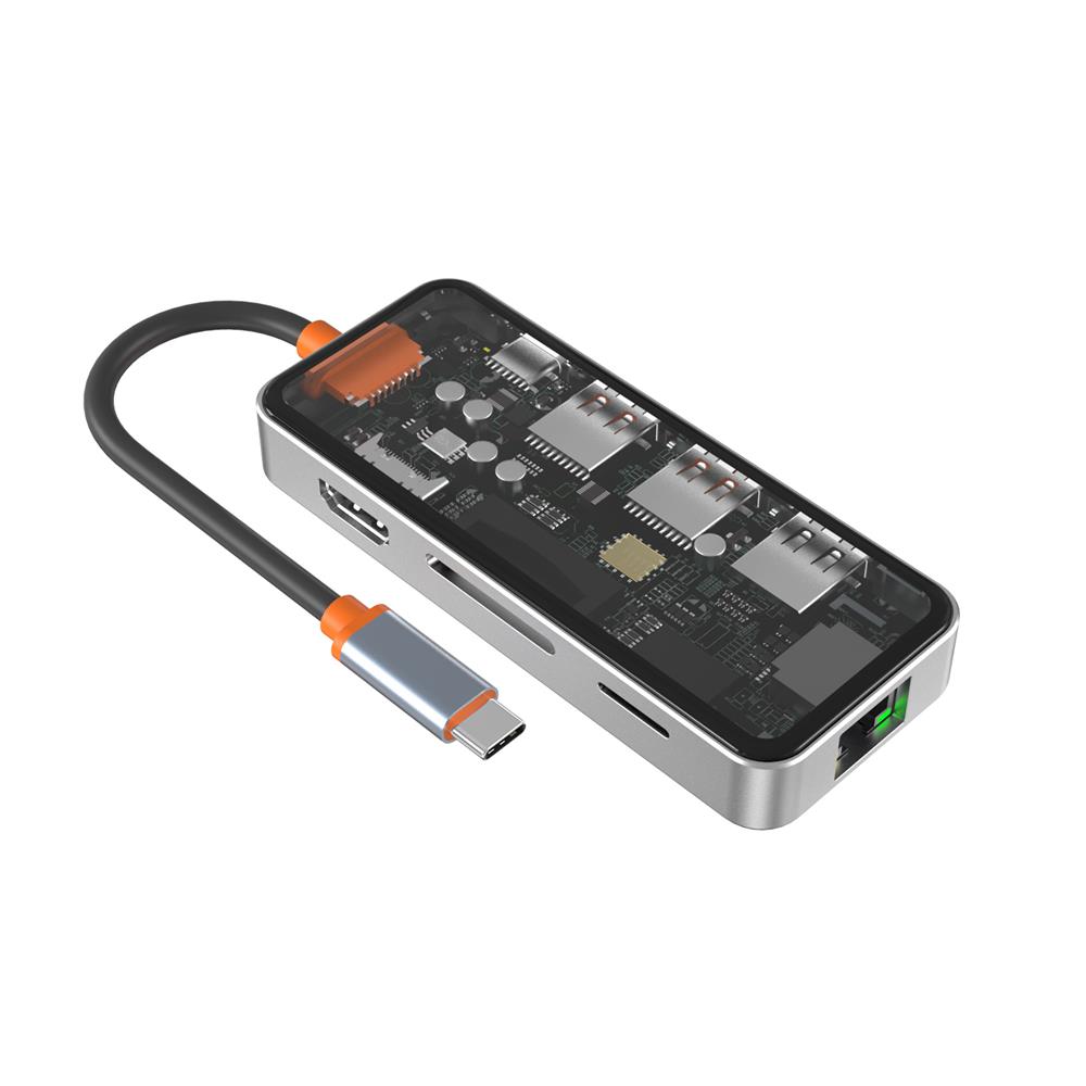 10-in-1 USB3.0 Type C Hub voor desktop