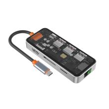 Hub di tipo C USB3.0 10 in 1 per desktop