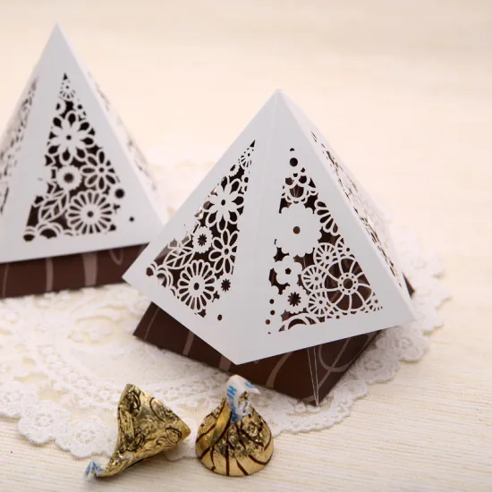 Factory direct sale pyramid candy packaging box