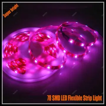 78 SMD Super bright 7500K LED Flexible Strip-Purple