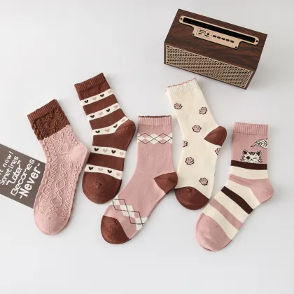 Fashionable Women's Wool Stockings Collection