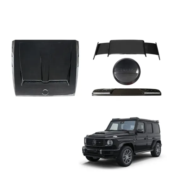 Langyu Carbon Fiber Spare Tire Cover and Rear Spoiler for Mercedes-Benz G-Class W464