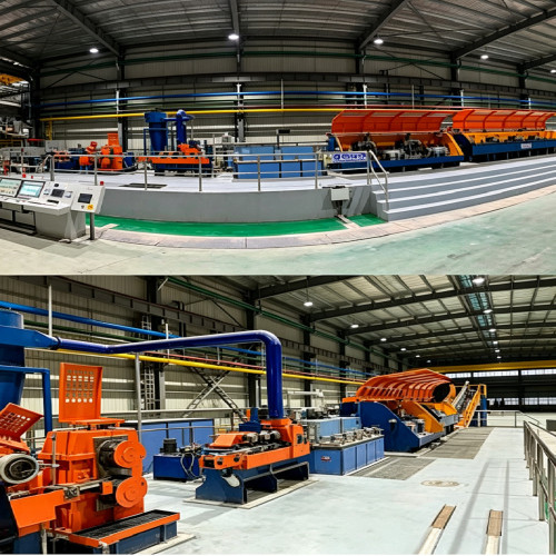 Aluminum Titanium Boron Rod Continuous Casting Rolling Line