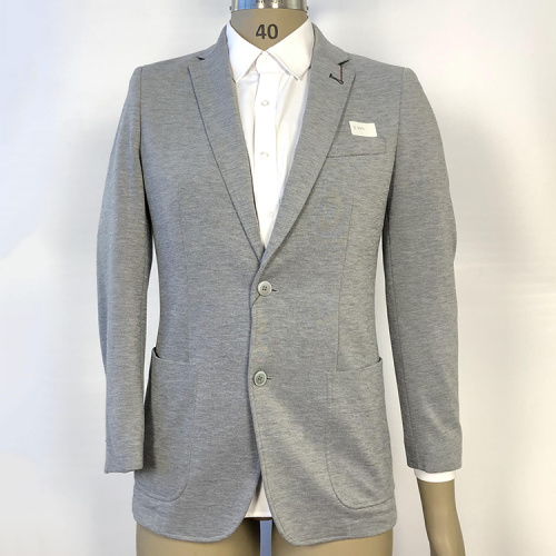 Blazers de traje de negocios de punto Slim Fit para hombres