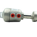 DKV Stainless Steel DN 15 Pneumatic Threaded Angle Valve 2 Way 2 Position