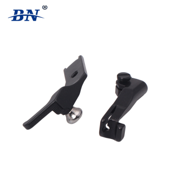 Industrial Sewing Machine Parts: High Head Presser Foot with Thread Roll Wheel and Rollers - Part Number 10795P & 10796P