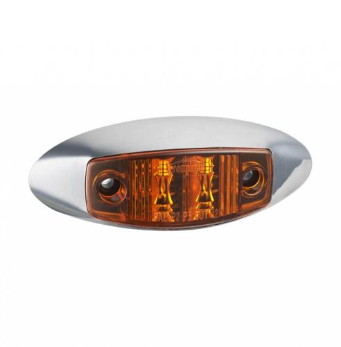 SAE LED-opruiming voorkantverlichtinglampjes Chrome Grommet