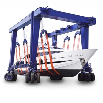 Customized Design 100T Mobile Boat Hoist for Shipyard