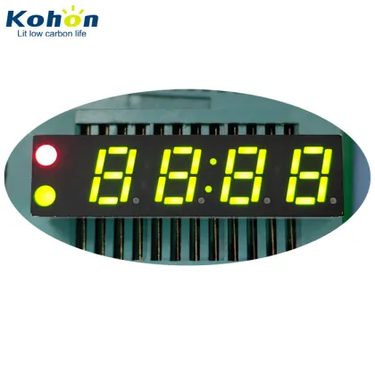 7-Segment LED Display Set-Top Box - Red/Green 4 Digits 0.28\" 12-Pin Optoelectronics