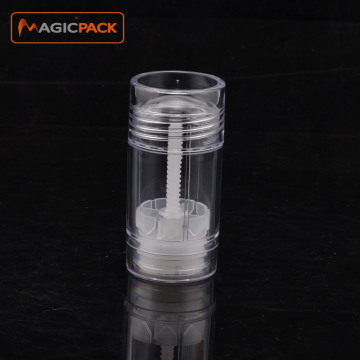 30ml color customized 50ml round antiperspirant cylinder antiorder sitck screw 75ml rod roll on deodorant stick bottle