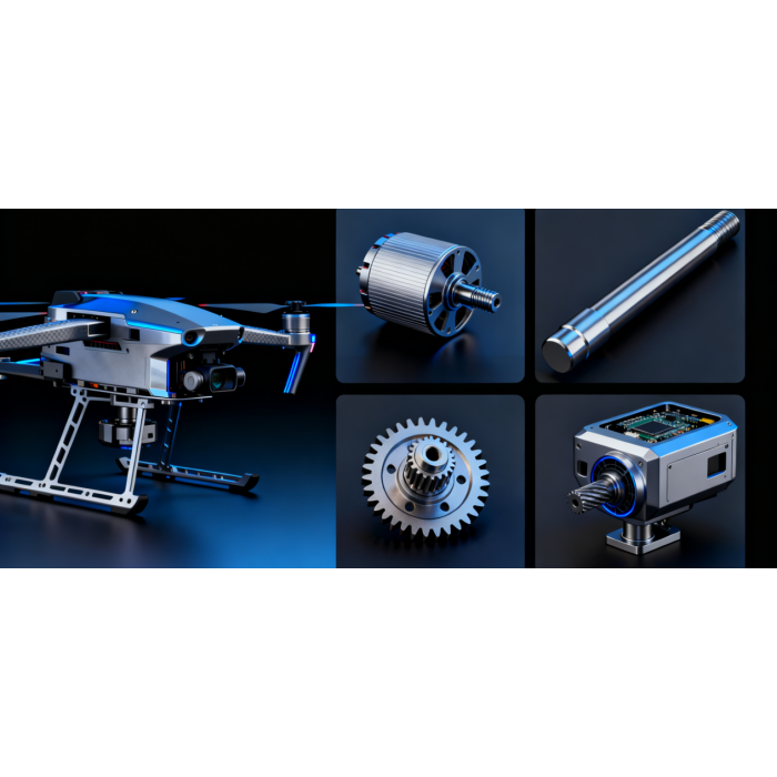 Изготовленные на заказ металлические детали дрона