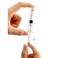 A Medical Disposable Syringe With A Needle