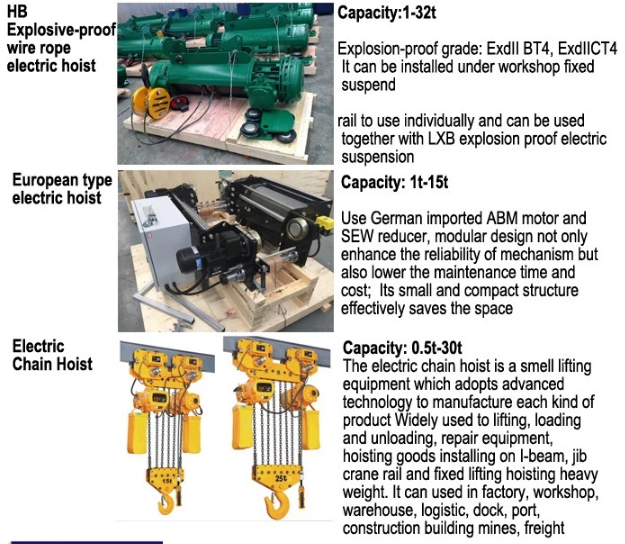 cd1/md1 wire rope electric hoist 