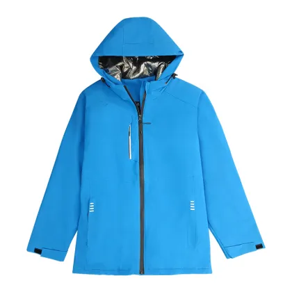 Plus Size Men's Winter Cotton Padded Coat - Custom LOGO Thick Warm Jacket