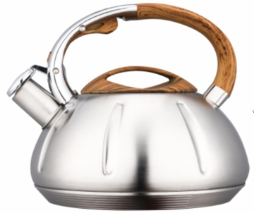 4.5L white and gold tea kettle