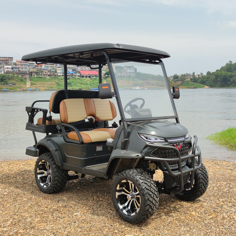 4-seater open electric sightseeing car