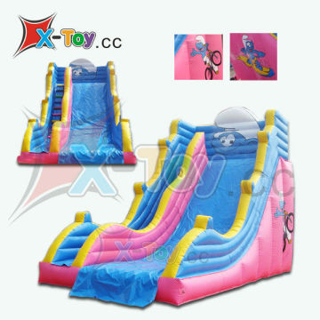 The Cartoon Inflatable Pink Slide