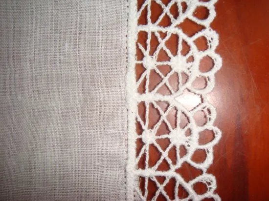 White wedding banquet lace handkerchief