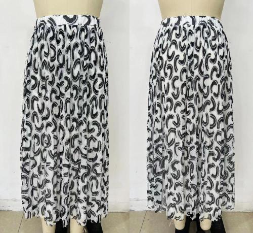 Casual Wrinkle Design Women's Summer Gauze Skirt