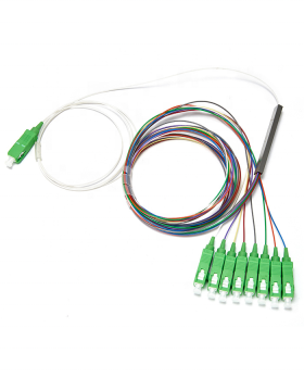 Mini Stile per tubi in acciaio 1x8 splitter PLC in fibra ottica UPC per GPON