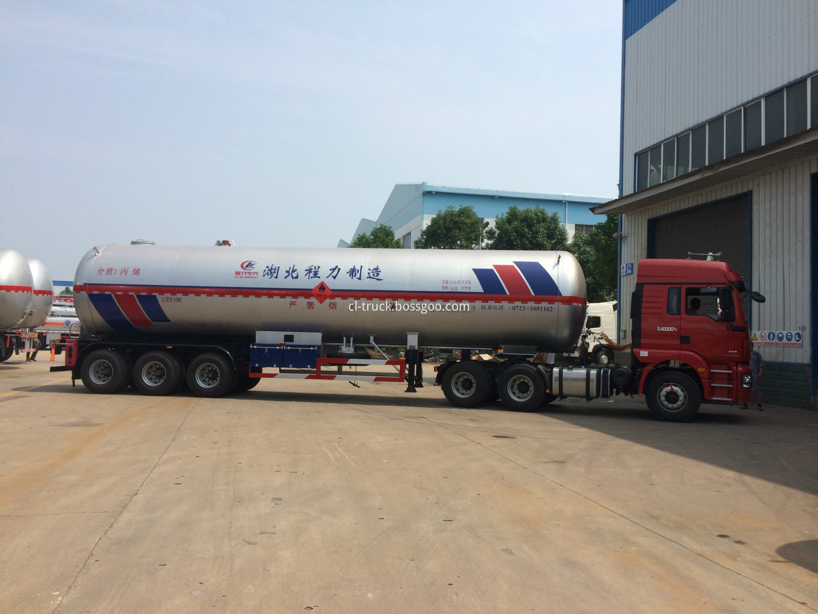 LPG Gas Tank Truck