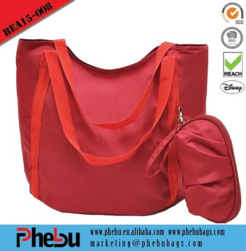 Microfiber folding beach towel bag