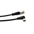 M12 to M8 Black Connection Cable