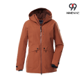 Parka funcional feminina com capuz