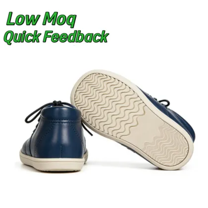 barefoot kids casual shoes navy blue