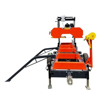 Portable Sawmill with Band Saw and Table Saw for Wood Cutting