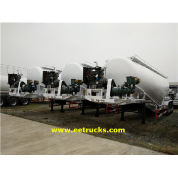 11000 Gallon 3 Eixos Bulk Powder Trailers